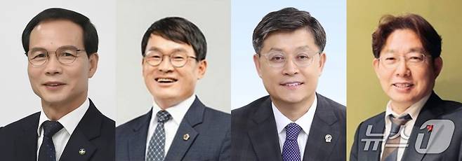 왼쪽부터 조병옥 이상정 임택수 박노학 .(정당·가나다순)./뉴스1.