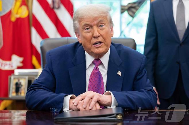 도널드 트럼프 미국 대통령. 2025.06.10 ⓒ AFP=뉴스1 ⓒ News1 류정민 특파원