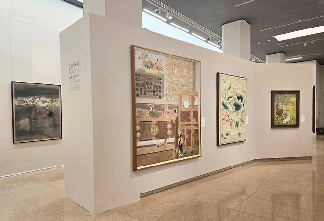 '수묵별미(水墨別美): 한·중 근현대 회화' 중국 순회전 전시 전경 (국립현대미술관 제공)