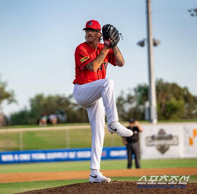 키움 히어로즈가 단기 대체 외국인 투수로 영입한 왼손 라클란 웰스. 사진제공=키움 히어로즈