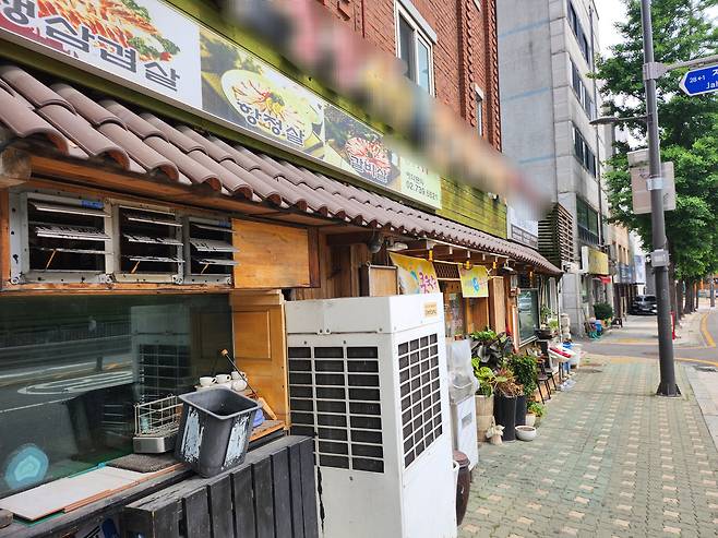 10일 오후 1시쯤 청와대 인근 식당가. /김관래 기자