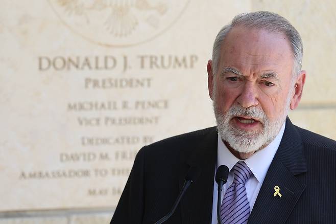 마이크 허커비 주이스라엘 미국 대사. EPA연합뉴스