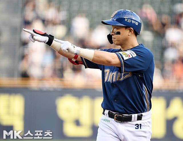 11일 고척 키움전에서 존재감을 드러낸 NC 손아섭. 사진=천정환 기자