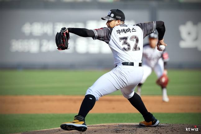 쿠에바스. /사진=KT 위즈