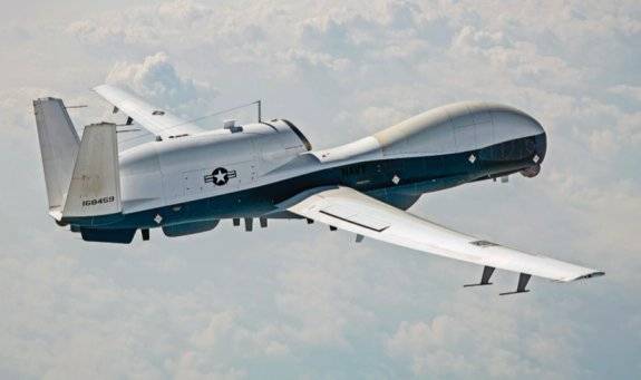 미국 해군 MQ-4C 트리톤 무인 해상초계기. 미국 해군 제공
