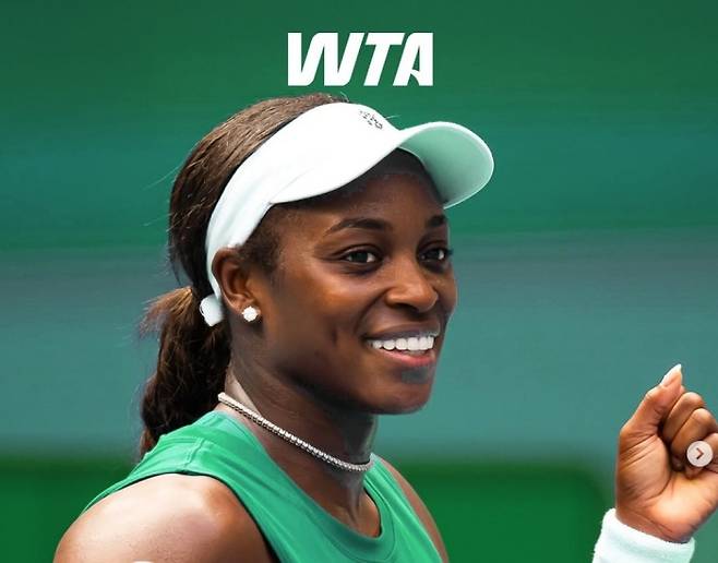 WTA의 새로운 제도 도입에 환영의 뜻을 나타낸 슬론 스티븐스