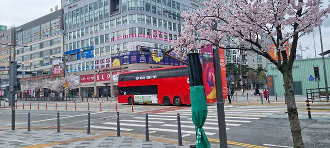 B1버스가 운영 중이나 이층버스는 한정돼 있고 서비스 수준은 최악으로 치닫고 있다. 사진=중도일보 DB.