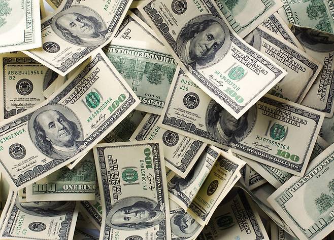 미 달러화. 클립아트코리아