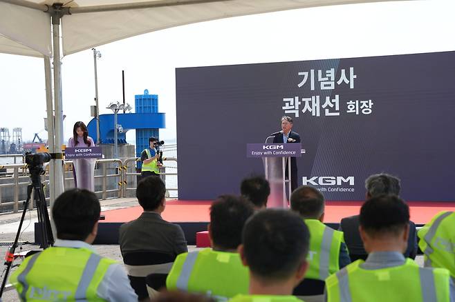 곽재선 KG모빌리티 회장. 사진=KGM제공