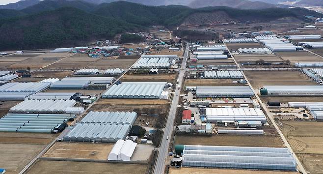 시스템반도체 국가산업단지가 들어서는 경기도 용인시 처인구 남사읍 일대 / 연합뉴스