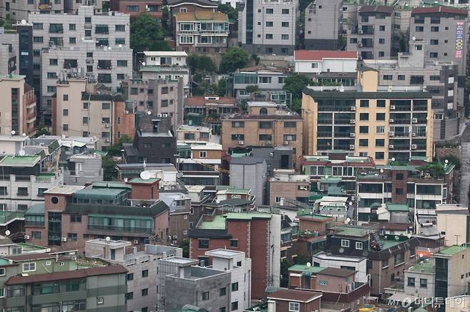 서울 시내 빌라 밀집 지역의 모습. /사진=(서울=뉴스1) 김도우 기자