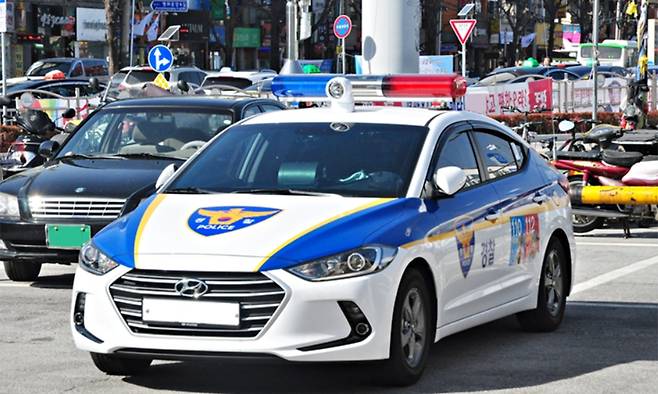 순찰차. 경찰청 공식 블로그 캡처