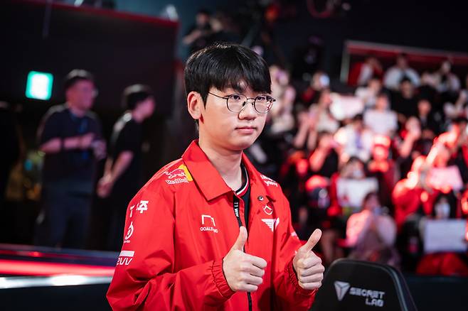 T1 탑 라이너 ‘도란’ 최현준. 사진 | LCK