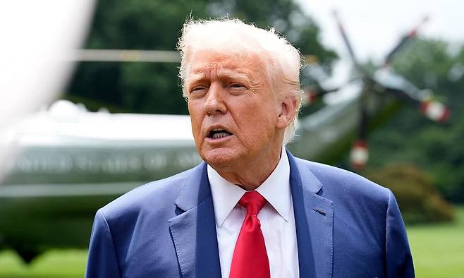 도널드 트럼프 미국 대통령. UPI연합뉴스