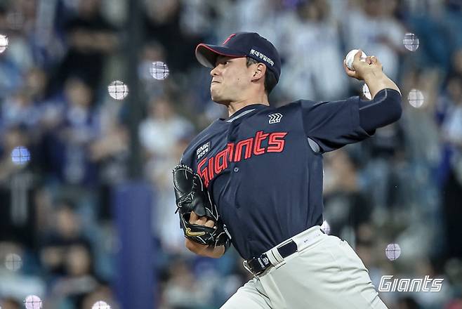 ▲ 김진욱은 올해 평균자책점 9.67을 기록한 끝에 2군으로 내려갔다 ⓒ 롯데 자이언츠