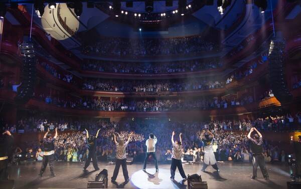 ▲ 지난 14일(현지시간) 뉴저지 퍼포밍 아트 센터에서 열린 '씨어터 이문세' 시즌4 현장. 제공|케이문에프엔디