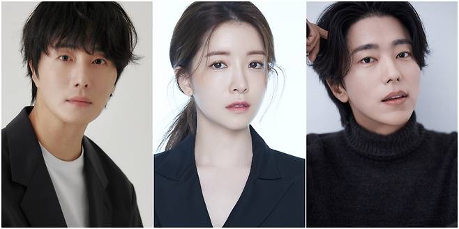 (왼쪽부터) 정일우, 정인선, 윤현민/ 사진제공=제이원 인터내셔널 컴퍼니, 블리츠웨이엔터테인먼트, 매니지먼트 런