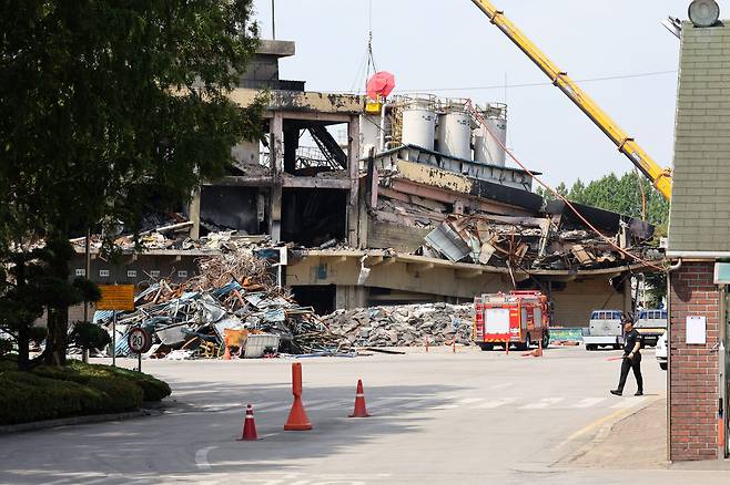 지난 12일 광주 광산구 금호타이어 광주공장 정문 앞./연합뉴스