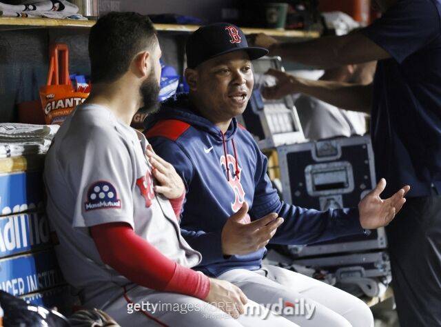 보스턴 레드삭스 시절의 라파엘 데버스./게티이미지코리아