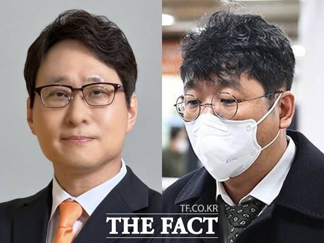 최근 빗썸이 대규모 기업집단현황을 공시한 가운데 사외이사를 단 한 명도 두고 있지 않는 등 경영진 견제와 기능이 제한적일 수 있다는 지적이 나온다. 사진은 (왼쪽부터) 이재원 빗썸 대표, 이정훈 전 빗썸 의장. /빗썸·더팩트 DB