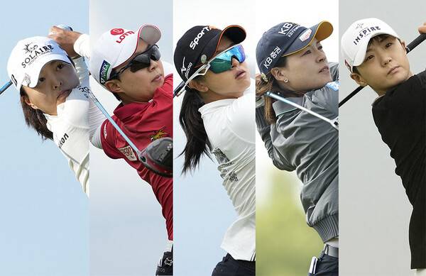 2025년 미국여자프로골프(LPGA) 투어 메이저 대회 KPMG 위민스 PGA챔피언십에 출전하는 고진영, 김효주, 김세영, 전인지, 박성현 프로. 사진제공=ⓒAFPBBNews = News1