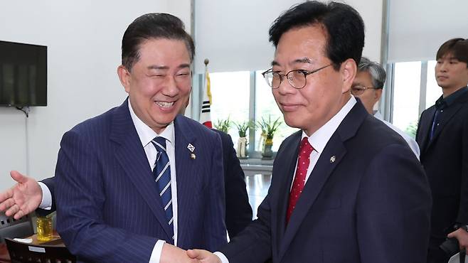김병기·송언석 원내대표 회동