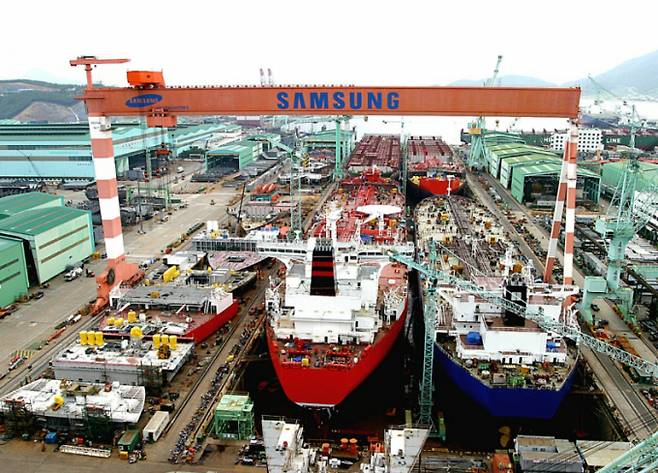 삼성중공업 거제조선소 전경. /사진=삼성중공업