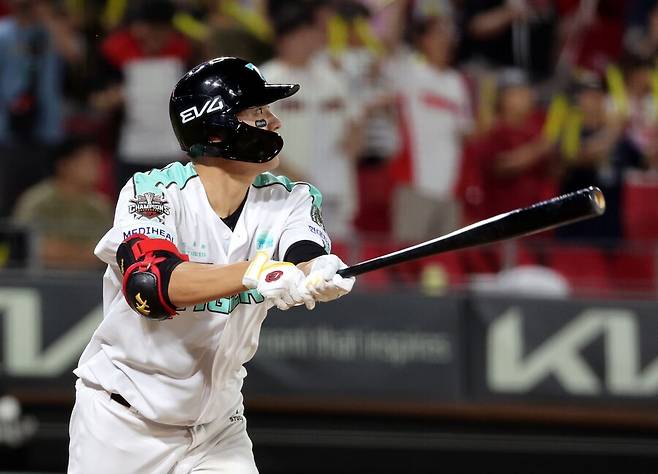 ▲ 멀티히트를 기록하며 최근의 좋은 타격감을 이어 간 오선우 ⓒ연합뉴스