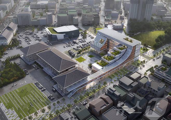 여수시청사 별관 증축 조감도.(여수시 제공. 재판매 및 DB 금지)