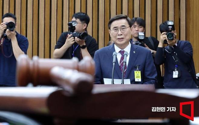 이종석 국가정보원장 후보자가 19일 국회 정보위원회에서 열린 인사청문회에서 발언하고 있다. 2025.6.19 김현민 기자