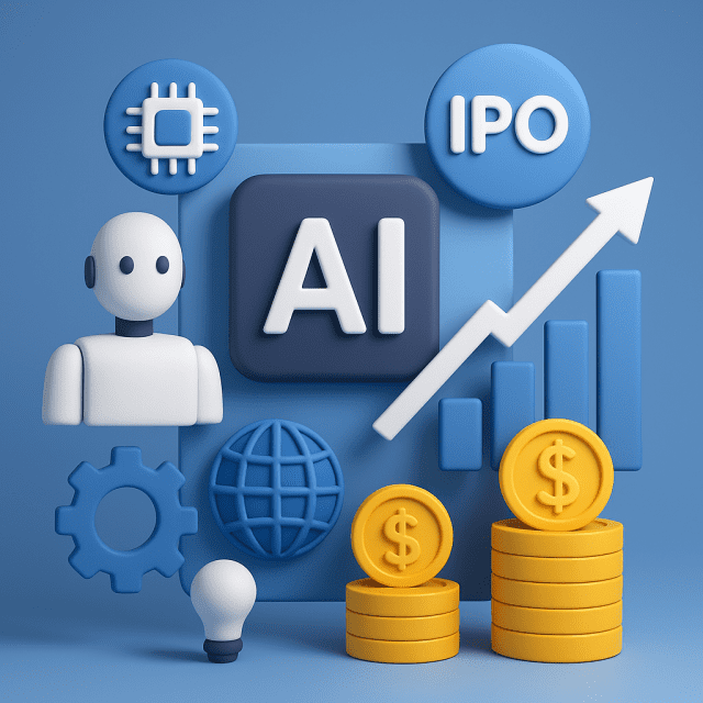 AI 업계가 코스닥 상장에 속도를 내고 있다. (사진=챗GPT 제작)