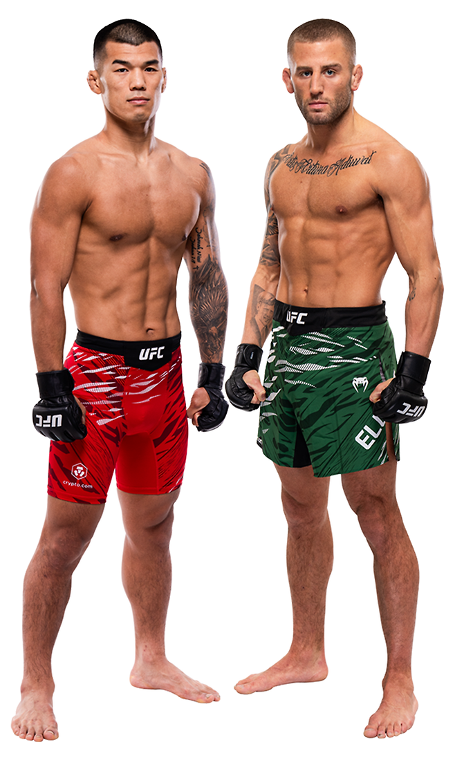 왼쪽부터 제41회 국제삼보연맹 세계선수권대회 컴뱃 부문 금메달리스트 고석현, Contender Series 시즌7 출신 오반 엘리엇 UFC on ABC 8 프로필. 사진=TKO