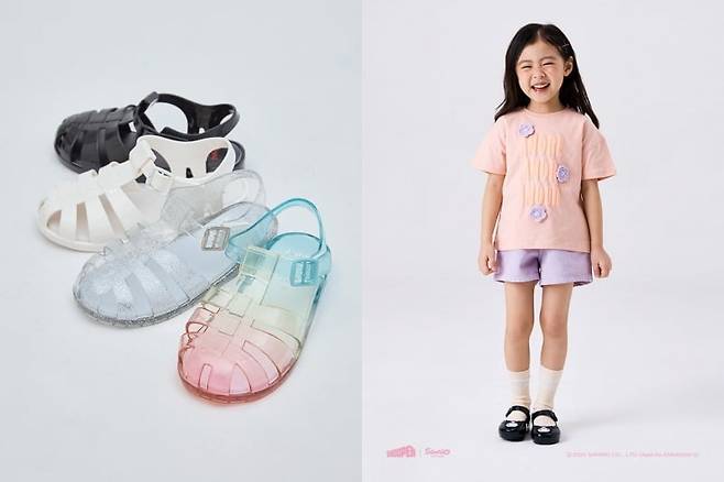 이랜드 슈펜 젤리슈즈 제품. 사진=이랜드월드 제공