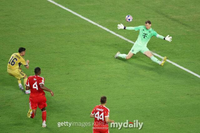 바이에른 뮌헨과 보카 주니어스의 경기장면/게티이미지코리아