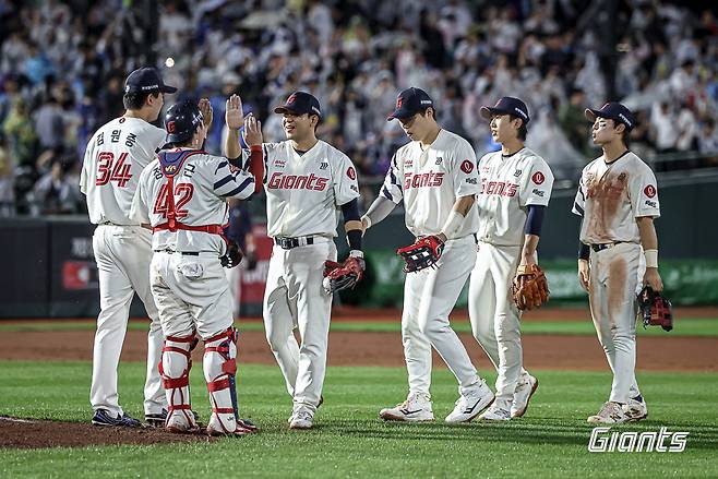 롯데 선수단. 롯데 자이언츠 제공