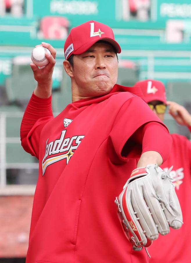 SSG 랜더스 베테랑 외야수 한유섬. /사진=SSG 랜더스 제공