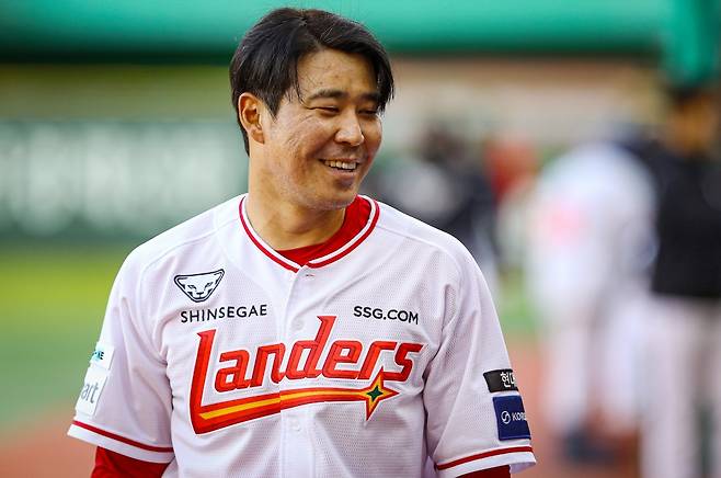 SSG 랜더스 베테랑 외야수 한유섬. /사진=SSG 랜더스 제공