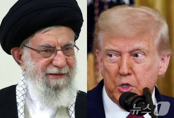 하메네이 이란 최고 지도자(왼쪽)·트럼프 미국 대통령 ⓒ AFP=뉴스1