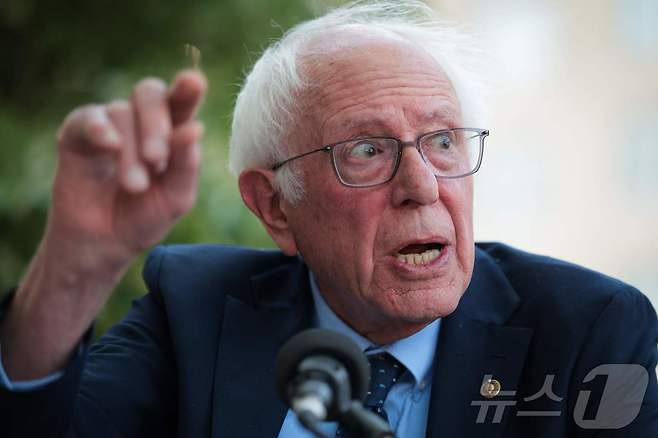 버니 샌더스 미국 상원의원. 2025.04.29. ⓒ AFP=뉴스1 ⓒ News1 이지예 객원기자
