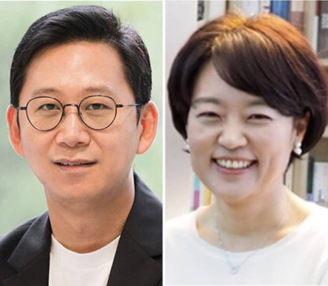 배경훈 과학기술정보통신부 장관 후보자(왼쪽), 한성숙 중소벤처기업부 장관 후보자. 연합뉴스