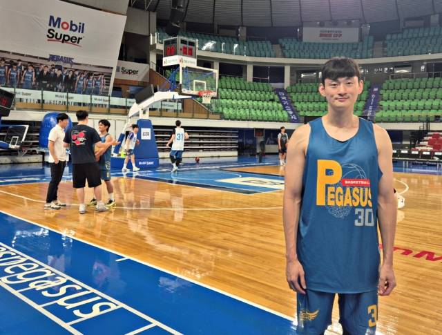 대구 한국가스공사 페가수스의 새 식구 김국찬. 채정민 기자