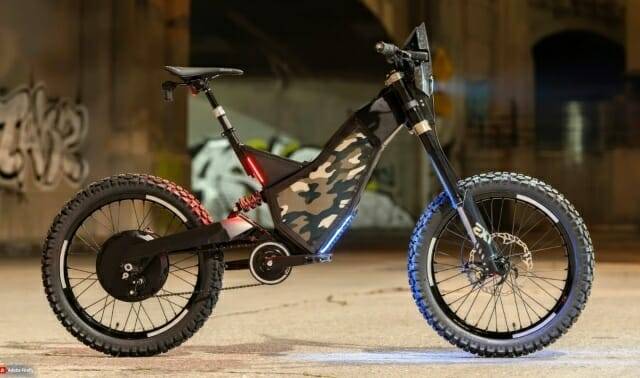 시속 130km의 속도로 달릴 수 있는 전기자전거 (출처=하이파워 사이클)