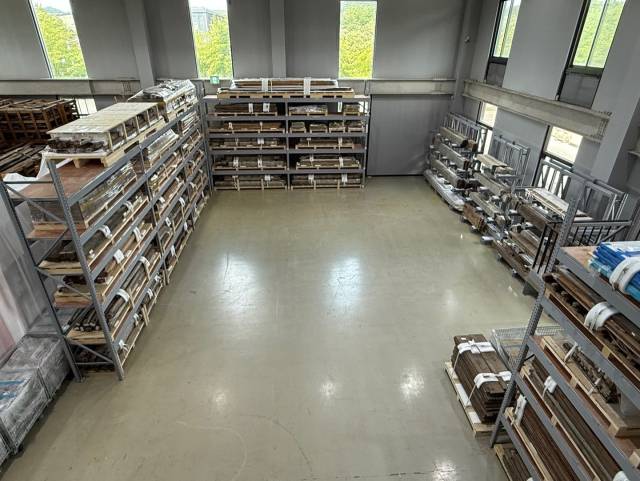 경기도 파주 전통건축수리기술진흥재단에 관월당 부재가 보관돼 있다.