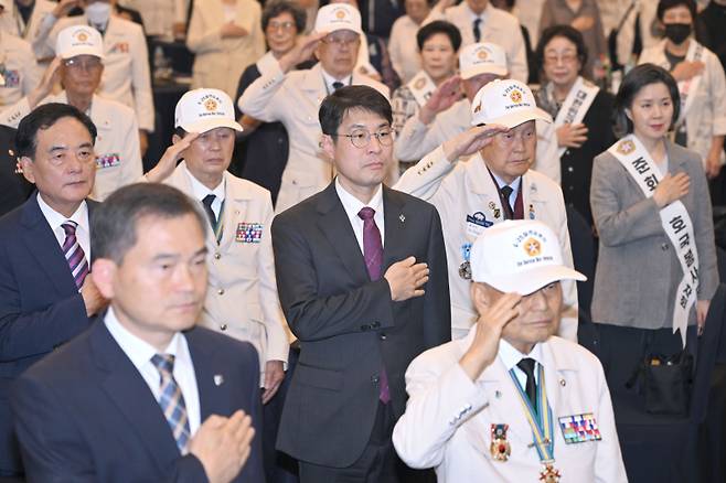 대구시는 25일 오전 그랜드호텔에서 6.25전쟁 75주년 행사를 열었다. 대구시 제공