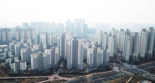 동탄역 주변 아파트 단지. 연합뉴스