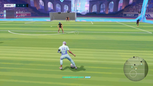 - 선수 하나 하나를 플레이어가 맡는 독특한 축구게임