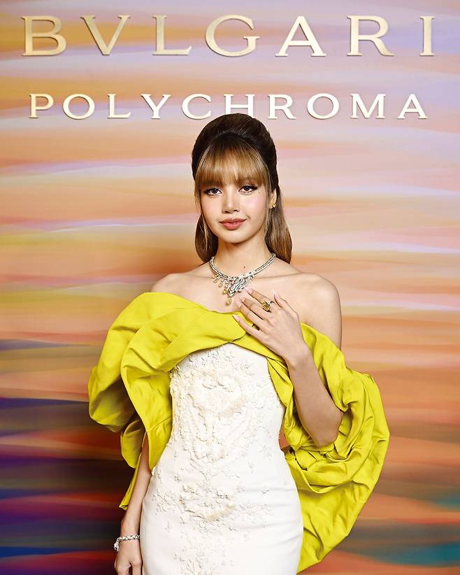 폴리크로마 이벤트에 참석한 리사.