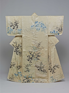 18세기 일본 에도 시대의 ‘가을풀무늬 고소데’. 국립중앙박물관 제공