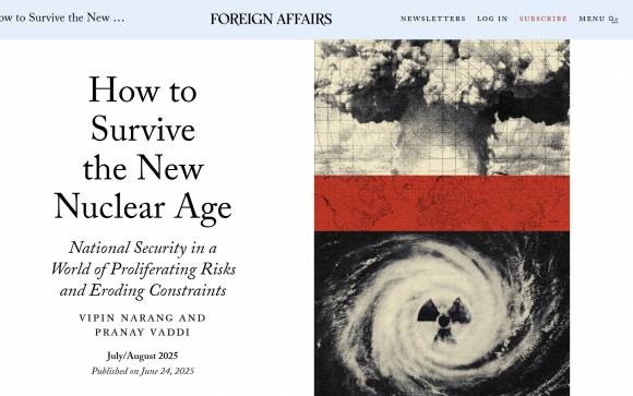 미 정보기관들은 파키스탄이 지난달 자국에 대한 인도의 공습 이후 핵탄두를 탑재할 수 있는 ICBM을 개발하고 있다고 보고 있다. 출처=포린어페어스