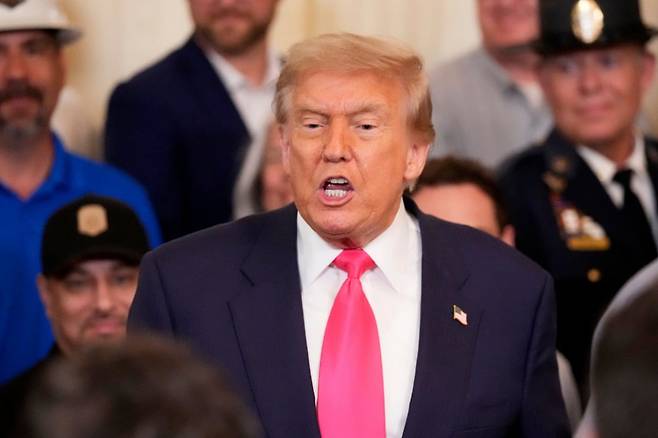 도널드 트럼프 미국 대통령. 사진=AP